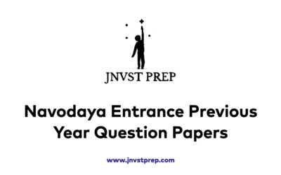 JNVST PYQs Previous Year Papers PDF with Solution