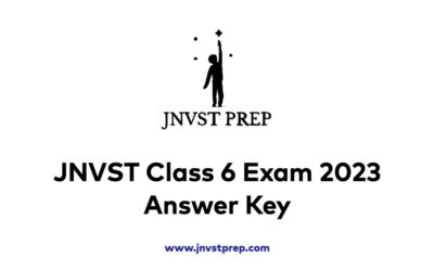 JNVST Class 6 Exam 2023 Answer Key