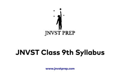 JNVST Class 9th Syllabus 2024