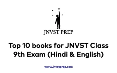 Top 10 books for JNVST Class 9 Exam (Hindi & English)