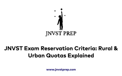 JNVST Exam Reservation Criteria: Rural Urban Quota, Girl Quota, Caste Quota & Divyang Quota Explained